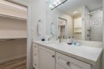 Large luxurious bathrooms newly updated